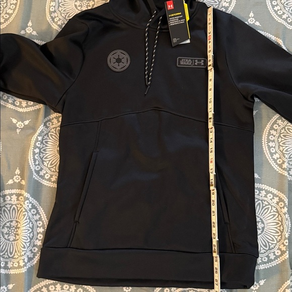 Under Armour Starwars Midnight Black Pullover Hoodie Water resistant Size S - Picture 5 of 12